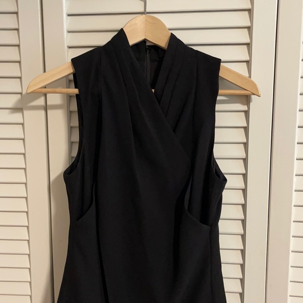 Intermix black fitted dress shirt.